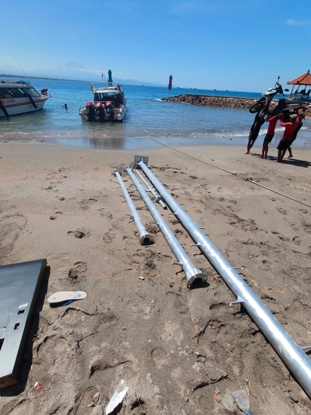 Tiang penangkal petir hotdip galvanice
